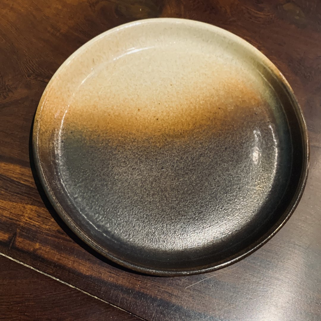 JAEE CERAMICS 手工陶盘 1230窑烧 陶盘 / 盘子 / 甜点盘-棕咖啡 - 花瓶/陶器 - 陶 咖啡色