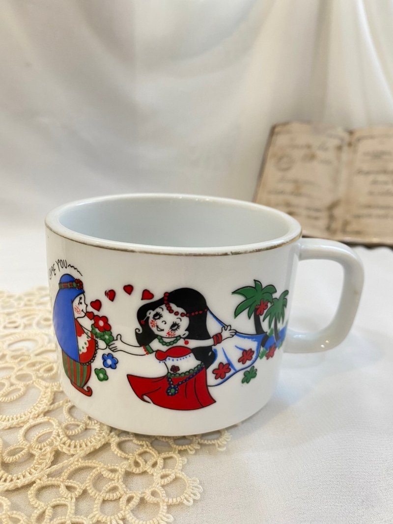 【好日恋物】台湾之光大同埃及艺术文化陶瓷茶杯 - 茶具/茶杯 - 瓷 白色