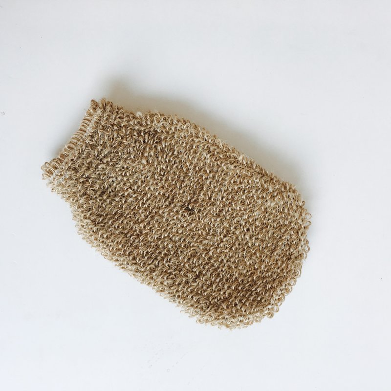 Redecker_ 去角质按摩手套 - 其他 - 棉．麻 卡其色