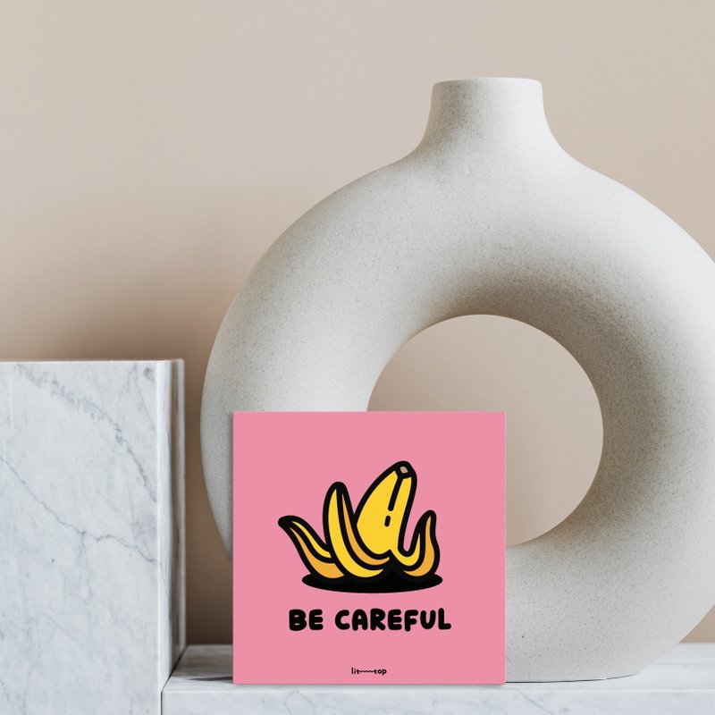 【无框画】小心地滑 | 定制化、挂画、礼物、插画 - 海报/装饰画/版画 - 其他材质 