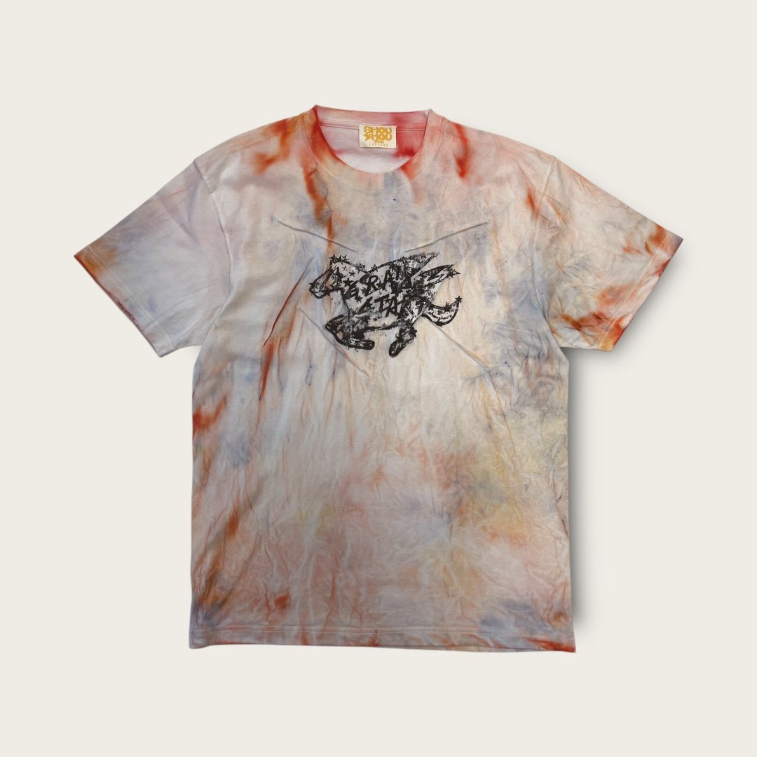马年限定 手绘绢印 重磅 T-shirt 中性版型 台湾制作 - 男装上衣/T 恤 - 棉 多色
