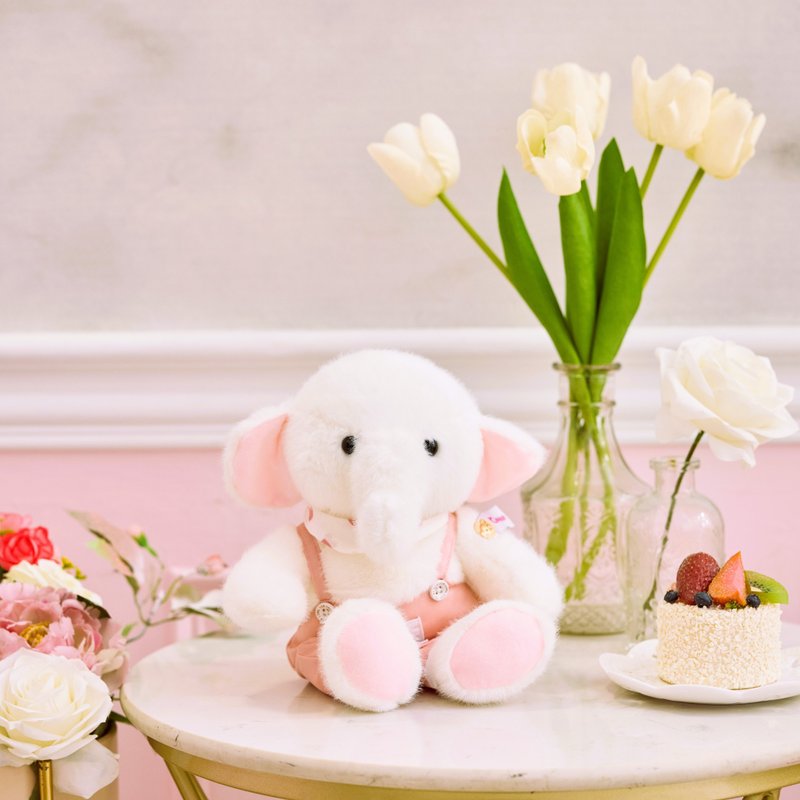 CANDY BEAR 粉红泡泡情侣象 男生款 30cm - 玩偶/公仔 - 聚酯纤维 多色