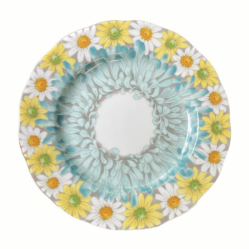 英国Aynsley 雏菊系列 骨瓷餐盘20cm 4色任选 - 盘子/餐盘/盘架 - 瓷 粉红色