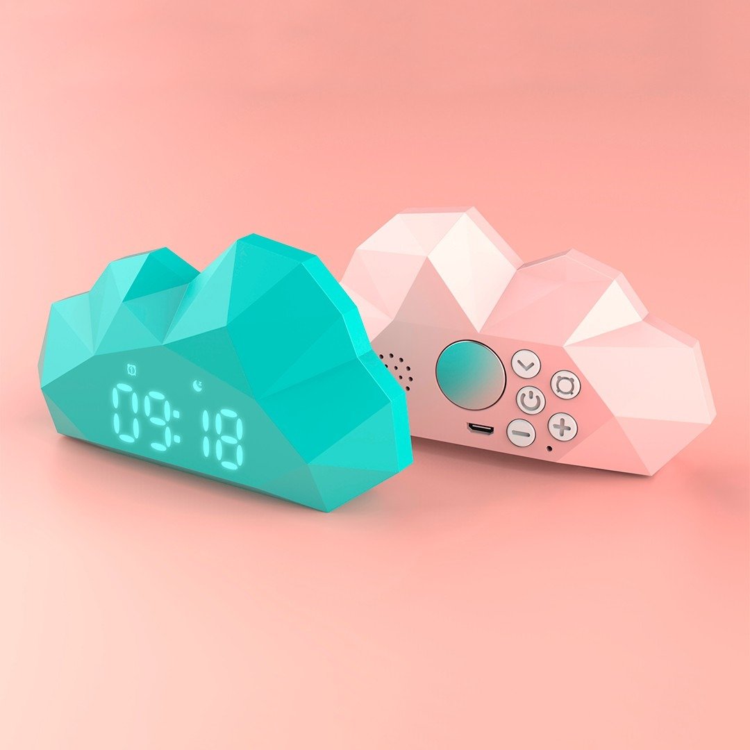 【造型闹钟】云朵时钟 | 法国 MOB Mini Cloudy Clock - 时钟/闹钟 - 其他材质 