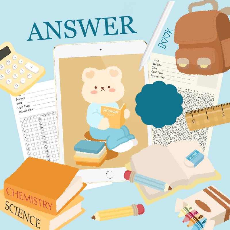 Bibliobear数字答案书 - 电子手帐及素材 - 其他材质 