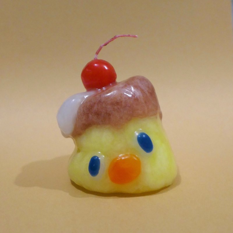 QQ 歪腰布丁 - 蜡烛/烛台 - 其他材质 黄色