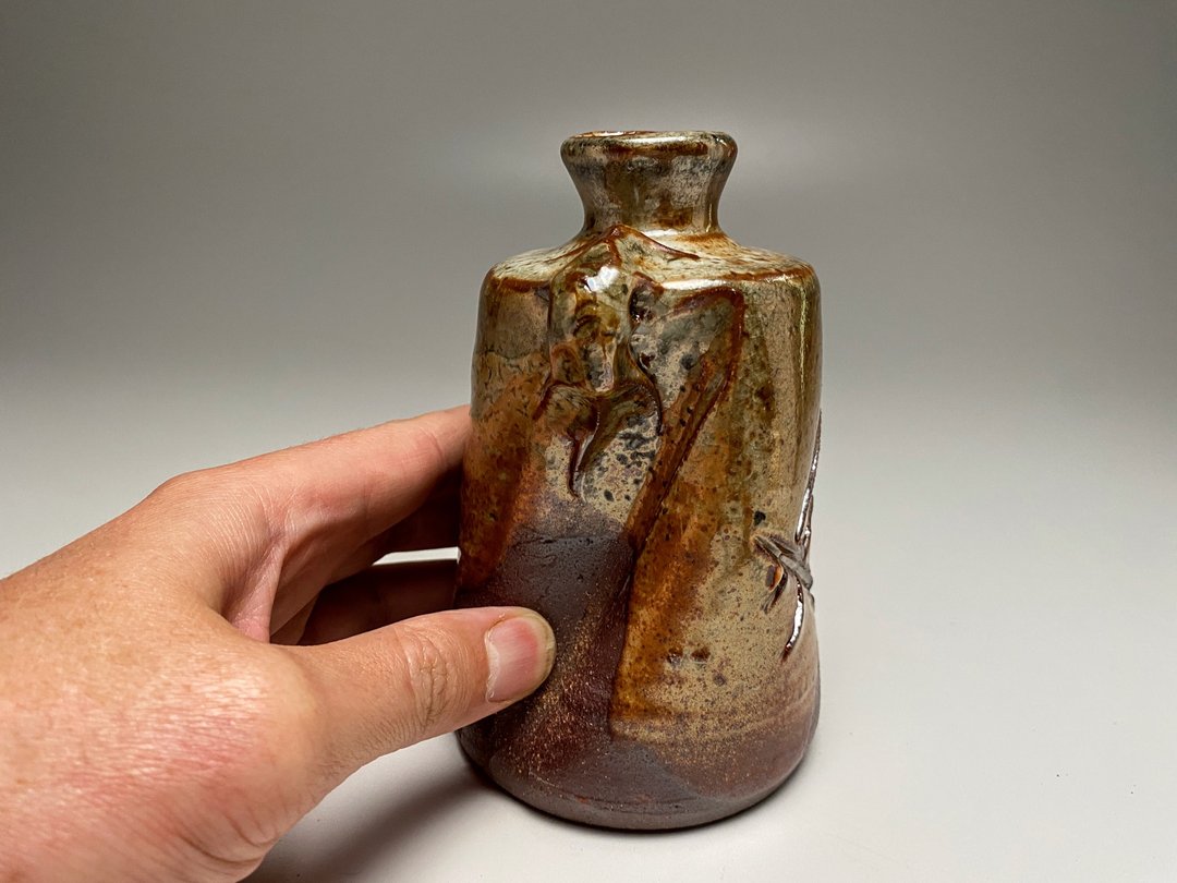 Shino Vase - 花瓶/陶器 - 陶 