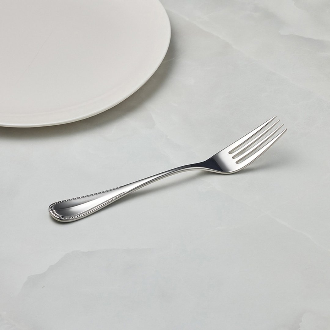 日本山崎金属 - ELEGANCE系列 - 不锈钢叉 (182mm) - 餐刀/叉/匙组合 - 其他金属 银色