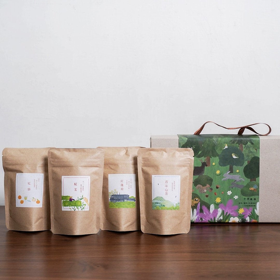 【端午礼盒】四大红茶礼盒│茶说旅行/台湾茶/日月潭红茶 - 茶 - 新鲜食材 绿色