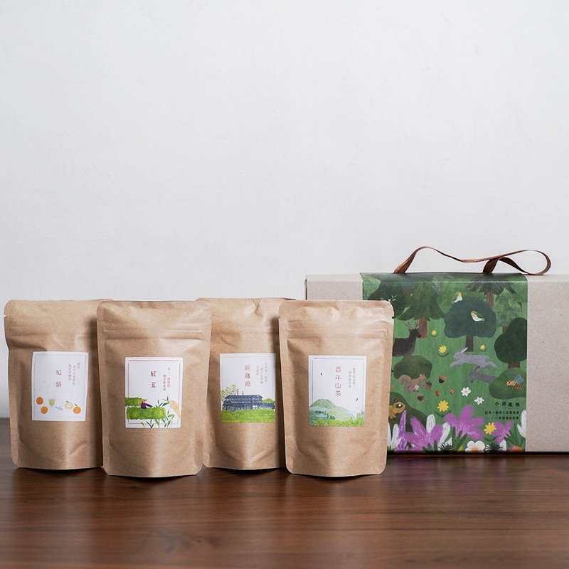 【在地品饮礼盒】四大红茶礼盒│茶说旅行/台湾茶/日月潭红茶 - 茶 - 新鲜食材 绿色