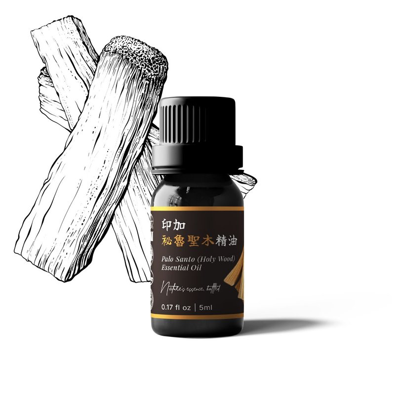 【卡佛香】印加秘鲁圣木精油 - 香薰/精油/线香 - 玻璃 黑色