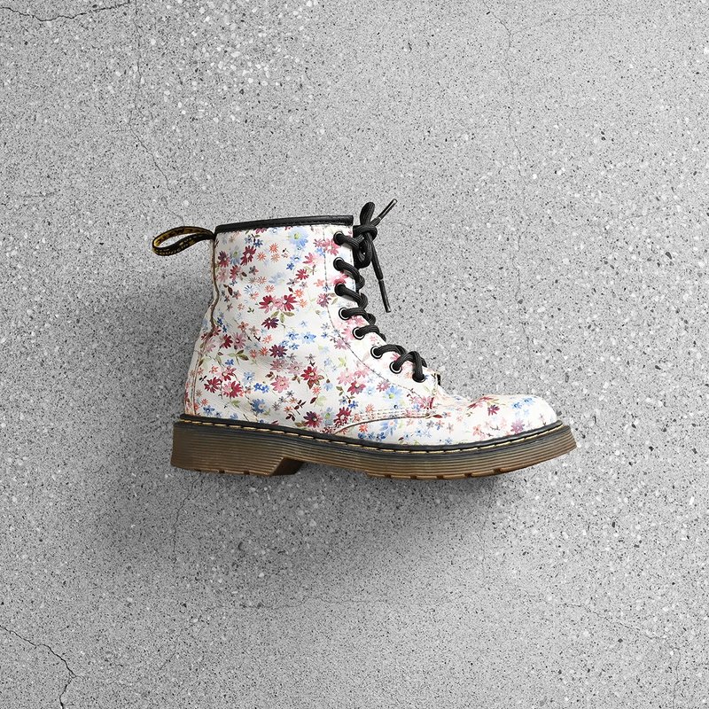 Vintage马汀鞋 | UK1 / 马汀穿搭、古着马汀靴、古董皮鞋、古着鞋 - 女款短靴 - 真皮 多色