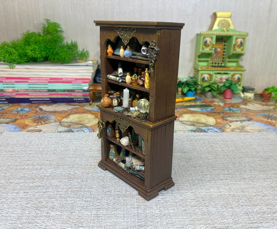 教程。女巫的自助餐。微型玩具屋。玩偶家具。 - 其他数码设计 - 其他材质 