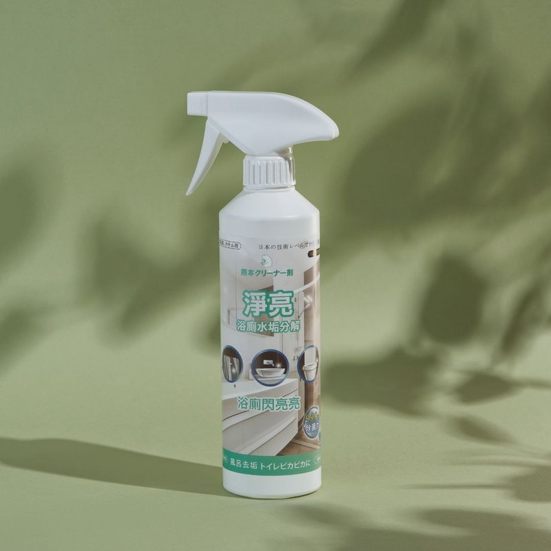 净亮500ml 日本技术 去垢 水垢清洁 浴厕清洁剂 熊本洁净剂 - 卫浴用品 - 塑料 