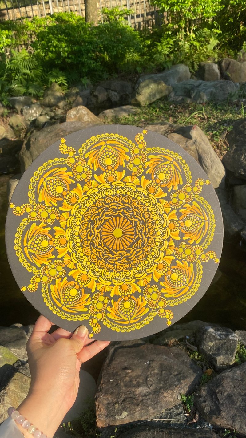 日耀之轮 手绘曼陀罗 能量艺术 疗愈开运 挂画 金钱爆棚  定制化 - 海报/装饰画/版画 - 纸 