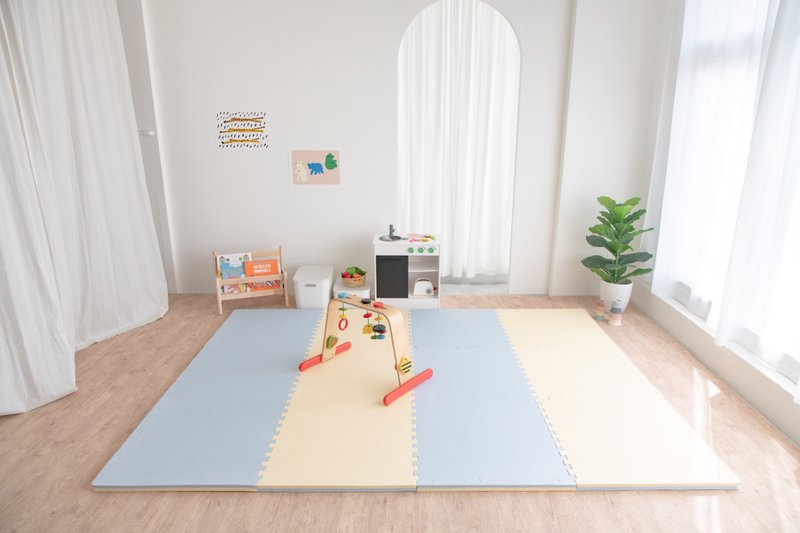 马卡龙双色地垫 | 厚度2cm | 9片入 - 爬行垫/游戏垫 - 树脂 多色