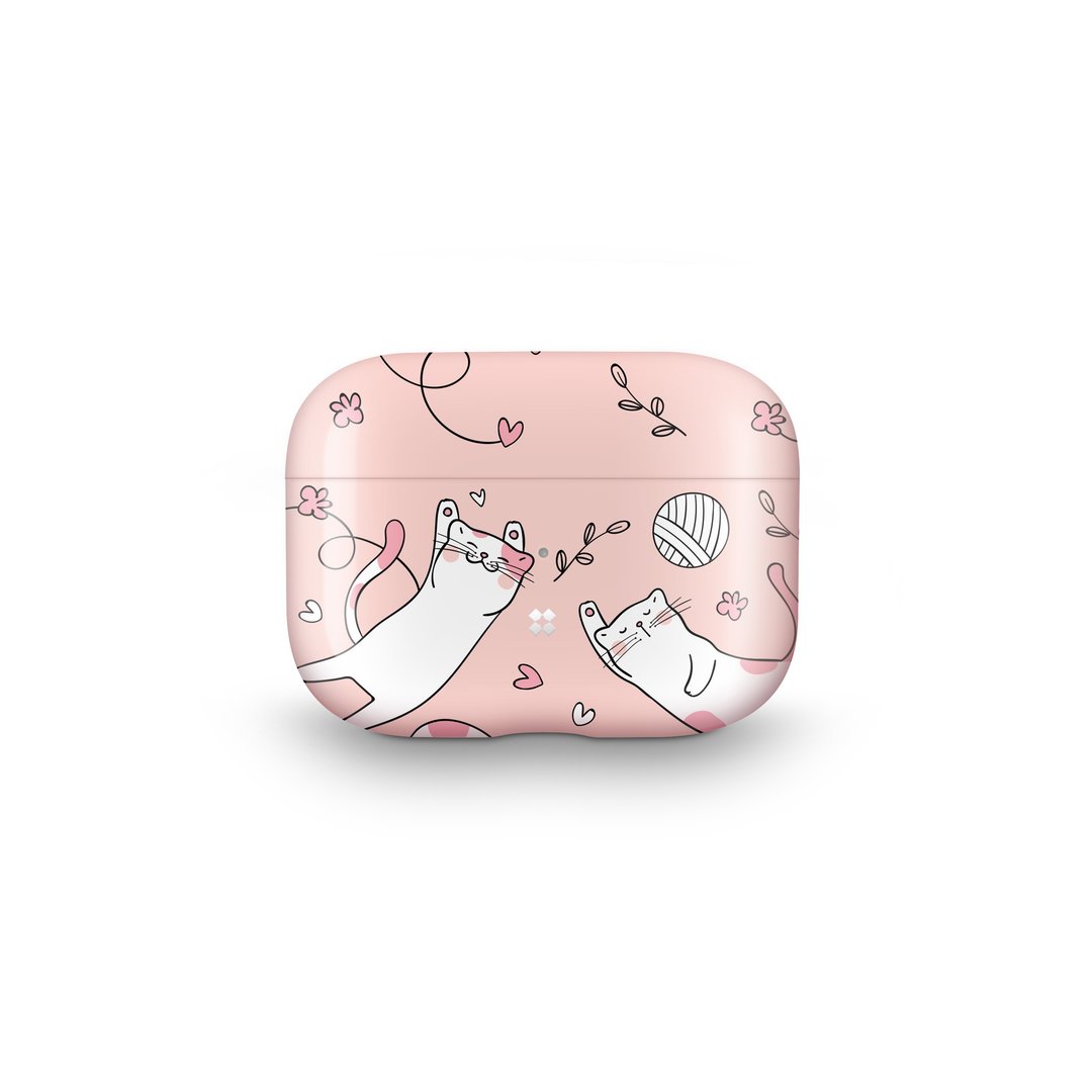 AIRPODS PRO PRISMART CASE: PINK CAT - 耳机收纳 - 聚酯纤维 粉红色