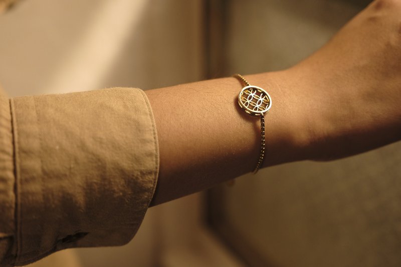 窗花手链-经典款-你的老灵魂 - 手链/手环 - 其他金属 金色