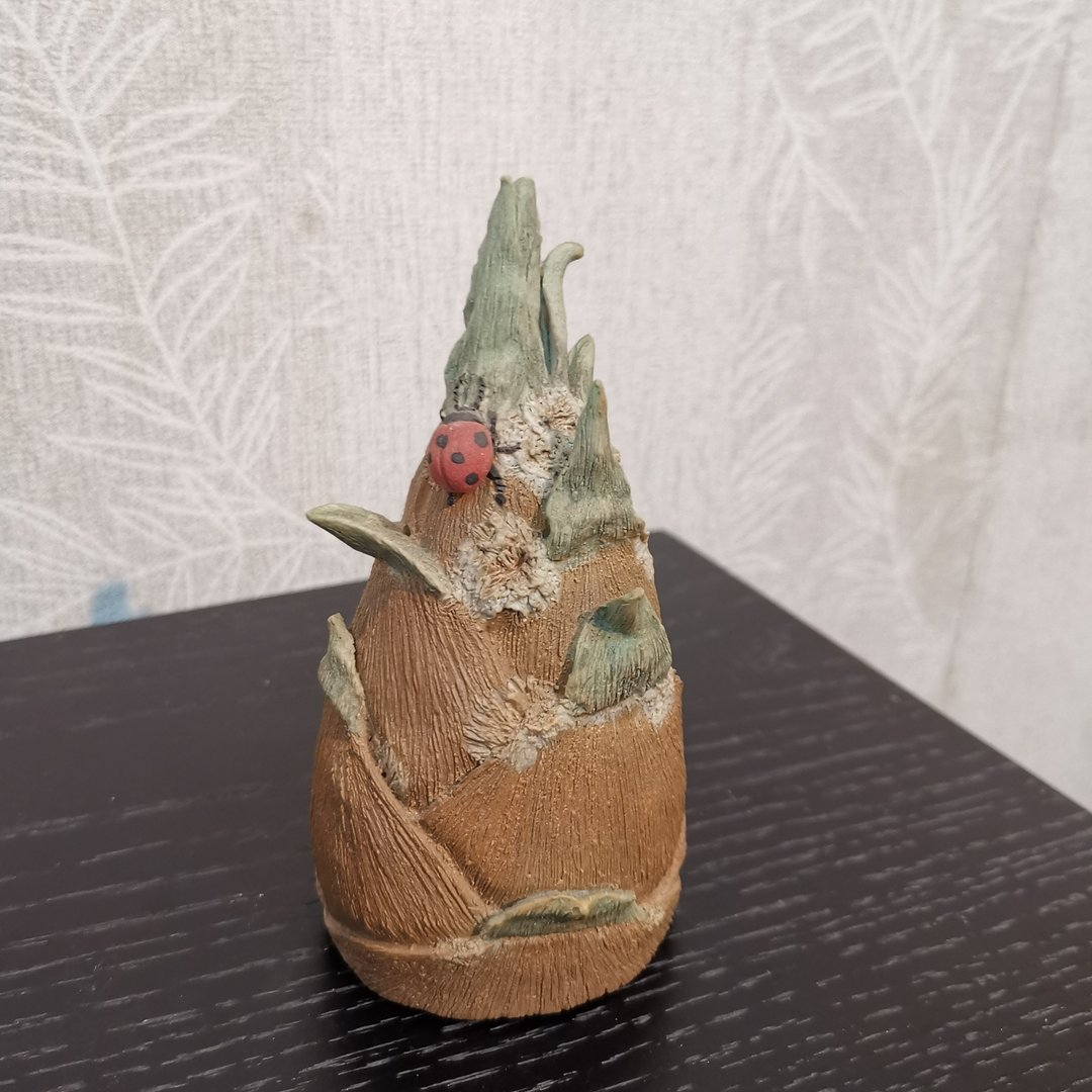竹笋磨墨水滴 - 其他书写用品 - 陶 