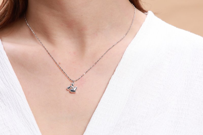 萌芽-爱的甜菜 造型项链 (NLAJA1081N) - 项链 - 银 银色