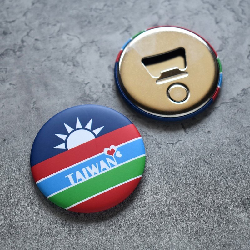 【桐鹿】茄芷风格 磁铁开瓶器_国旗 - 冰箱贴/磁贴 - 其他金属 多色