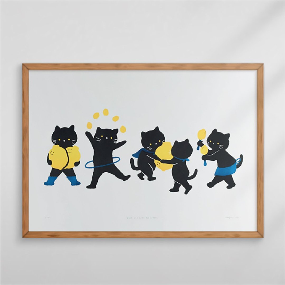 When Life Gives You Lemons，Letterpress A3 版画 - 海报/装饰画/版画 - 纸 
