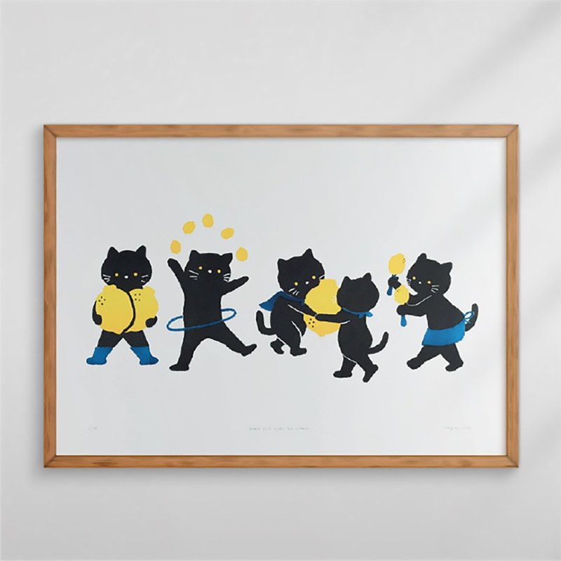 When Life Gives You Lemons，Letterpress A3 版画 - 海报/装饰画/版画 - 纸 