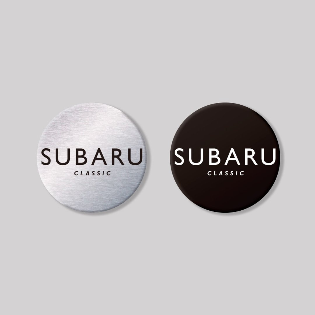 SUBARU/CLASIC/圆形/铝牌饰贴 SunBrother孙氏兄弟 - 贴纸 - 铝合金 