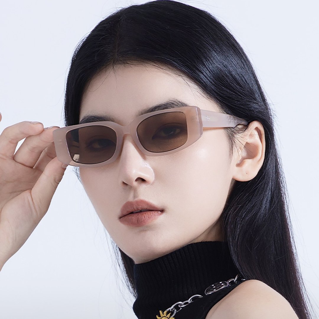 【免运】 薇尚2024新款太阳镜窄框小框男女潮流时尚果冻色偏光 - 眼镜/眼镜框 - 其他材质 