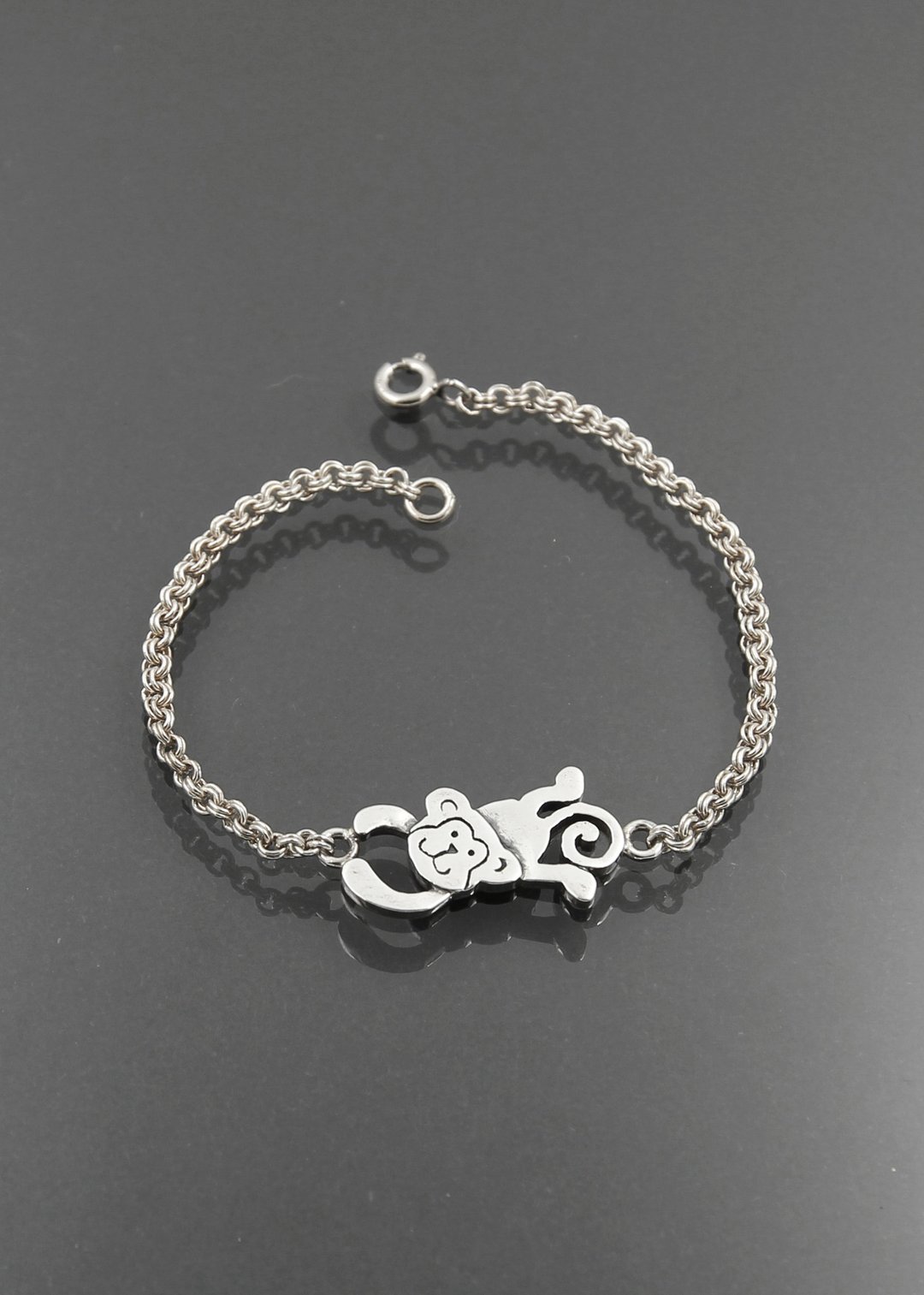 - 小猴 - 手链 Bracelet - 手链/手环 - 纯银 银色
