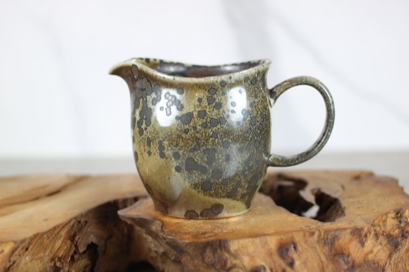 【沐春生活】天然落灰 柴烧茶海 公道杯 名家叶敏祥手作 220ml - 茶具/茶杯 - 瓷 