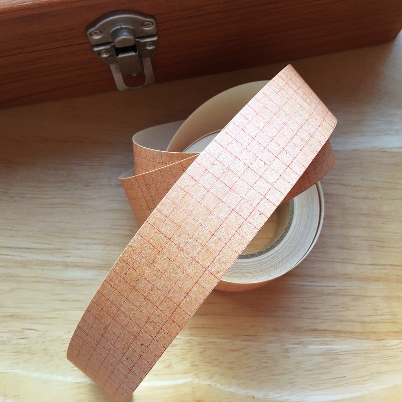 仓敷意匠 x 井上阳子 牛皮纸胶带【30mm 赤方眼 (45213-01)】 - 纸胶带 - 纸 咖啡色