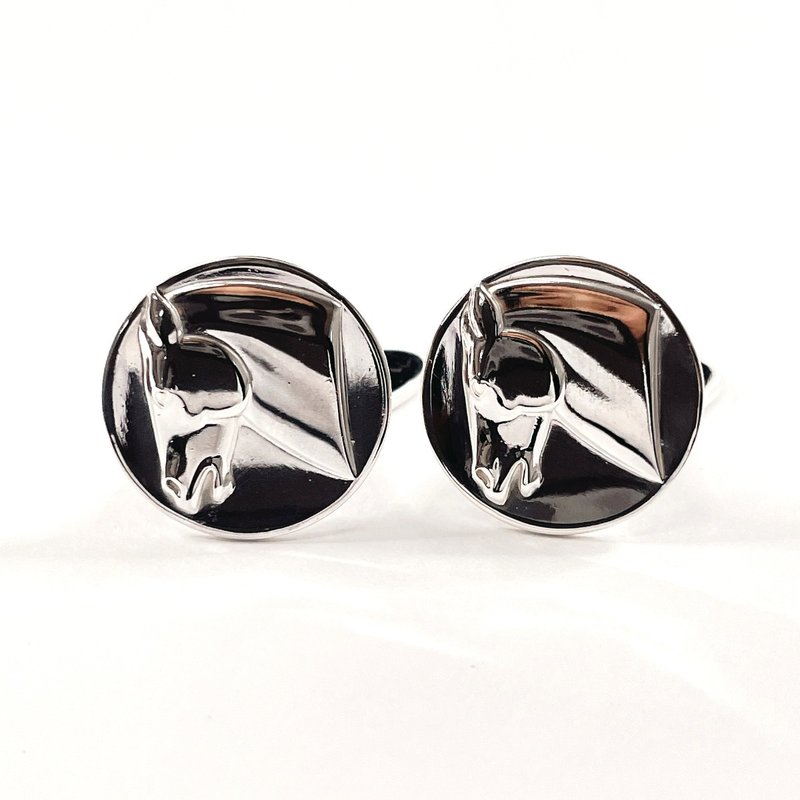 [日本直销，二手，状况良好] Georg Jensen 袖扣，马图案，925银，全新完成 - 其他 - 纯银 银色