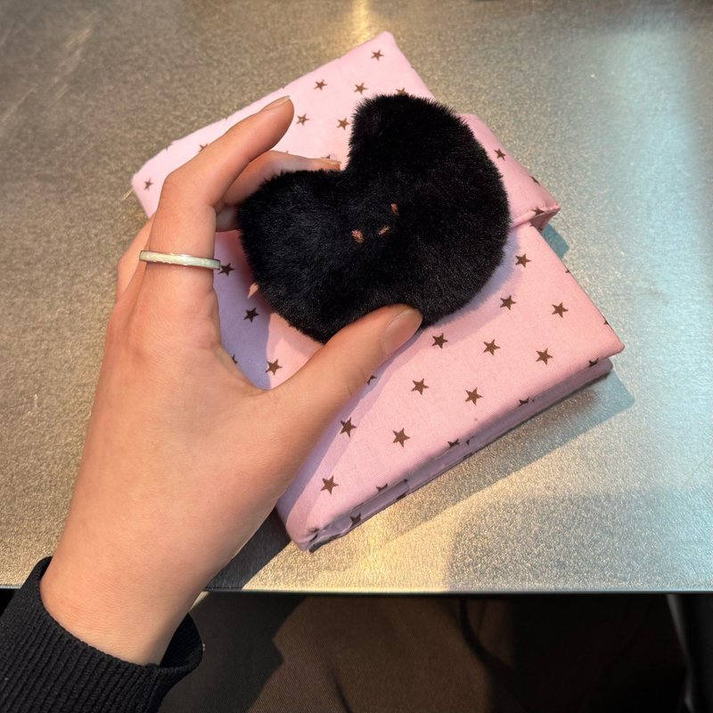 黑猫日记封面（A6尺寸）/书皮装订器新年礼物 - 笔记本/手帐 - 其他材质 