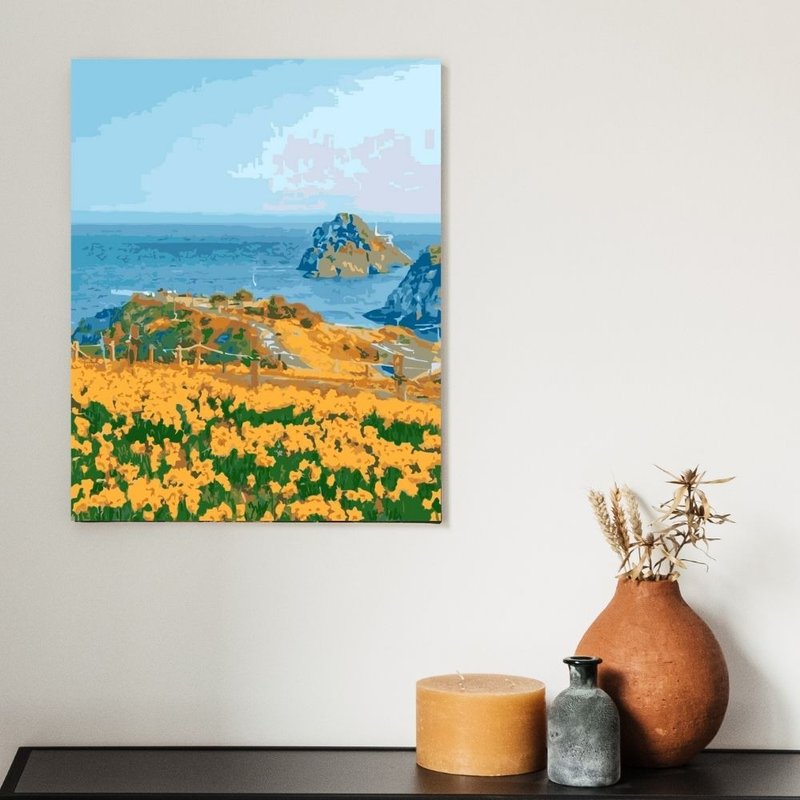 釜山迎日公园 创意数字油画 【风景画】 - 插画/绘画/写字 - 其他材质 