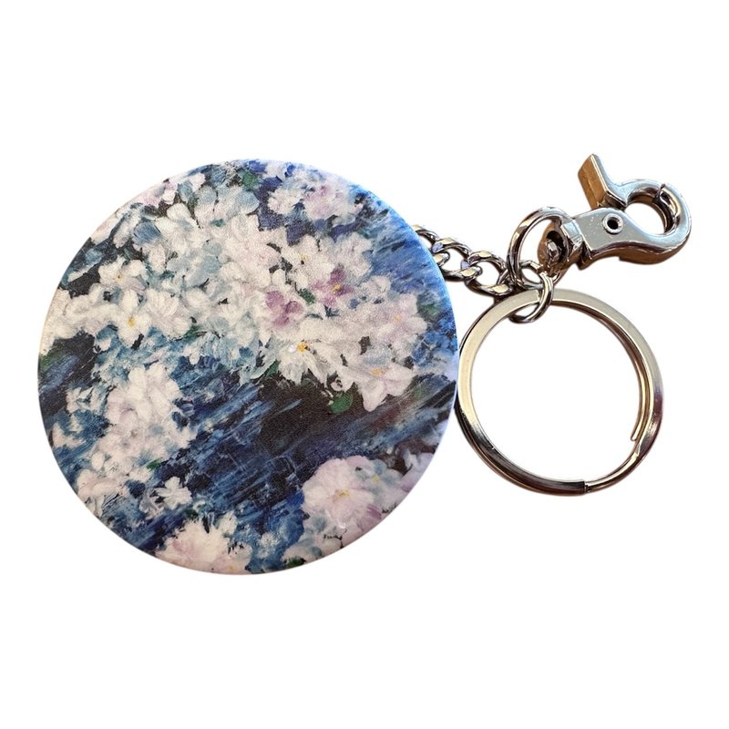 疗愈随身镜钥匙圈  疗愈小物 文创小物 随身镜吊饰 礼物推荐 - 吊饰 - 其他金属 