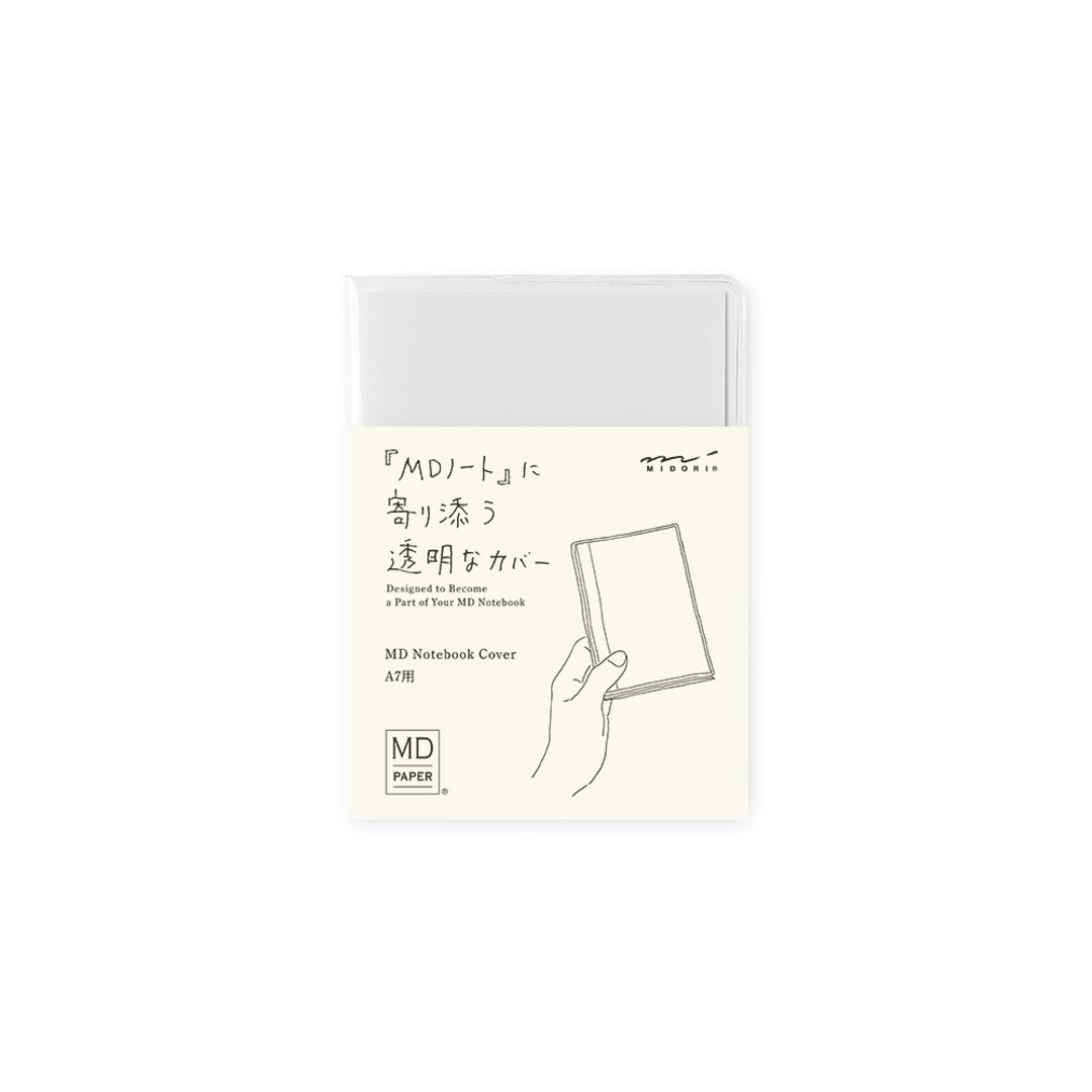 MIDORI MD Notebook 透明保护套 A7 - 笔记本/手帐 - 纸 多色