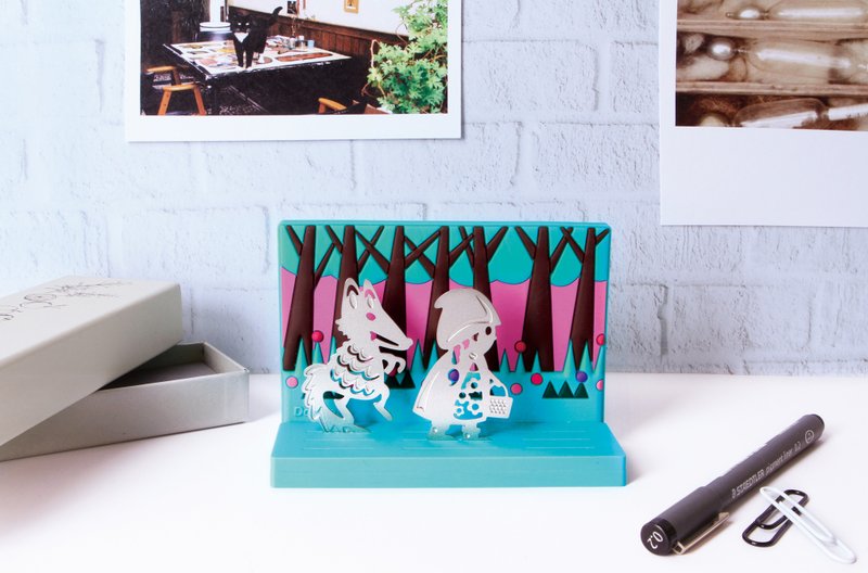 奔跑 ! 小红帽 ! - 童话舞台(附角色书签) - 书签 - 其他金属 多色