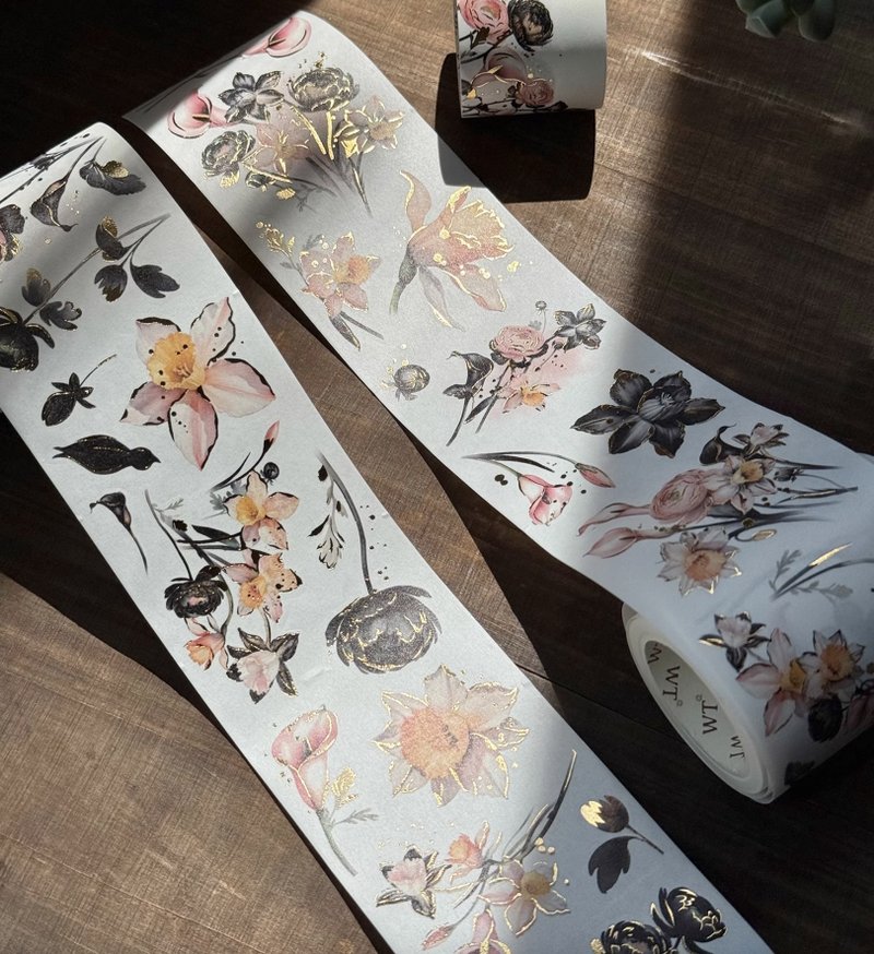 金箔花园 和纸胶带 5米卷 3卷套装 - 纸胶带 - 纸 多色