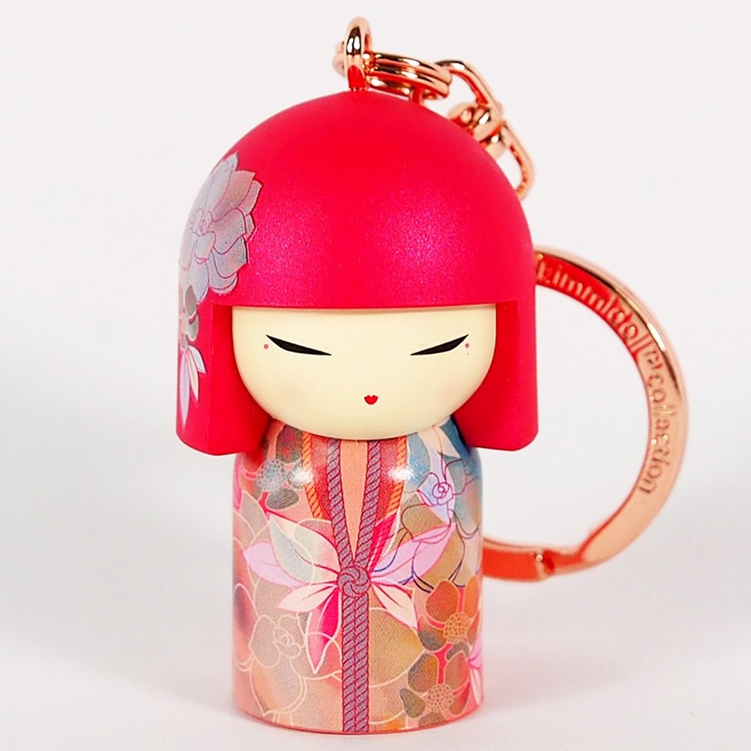 钥匙圈-Tomomi 忠实友伴【Kimmidoll 和福娃娃钥匙圈】 - 钥匙链/钥匙包 - 其他材质 红色