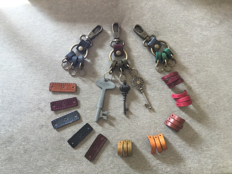 isni  补梦网 轻巧钥匙圈 交换礼物 快速出货 - 吊饰 - 真皮 咖啡色