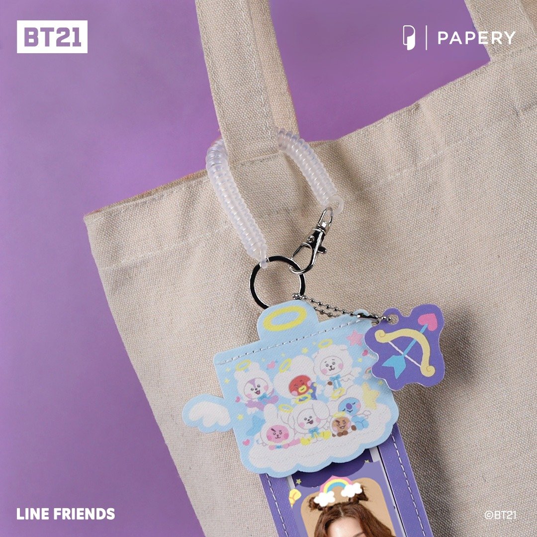 环保相套匙扣 BT21 Angel & Villain - Angel Edition - 钥匙链/钥匙包 - 其他材质 