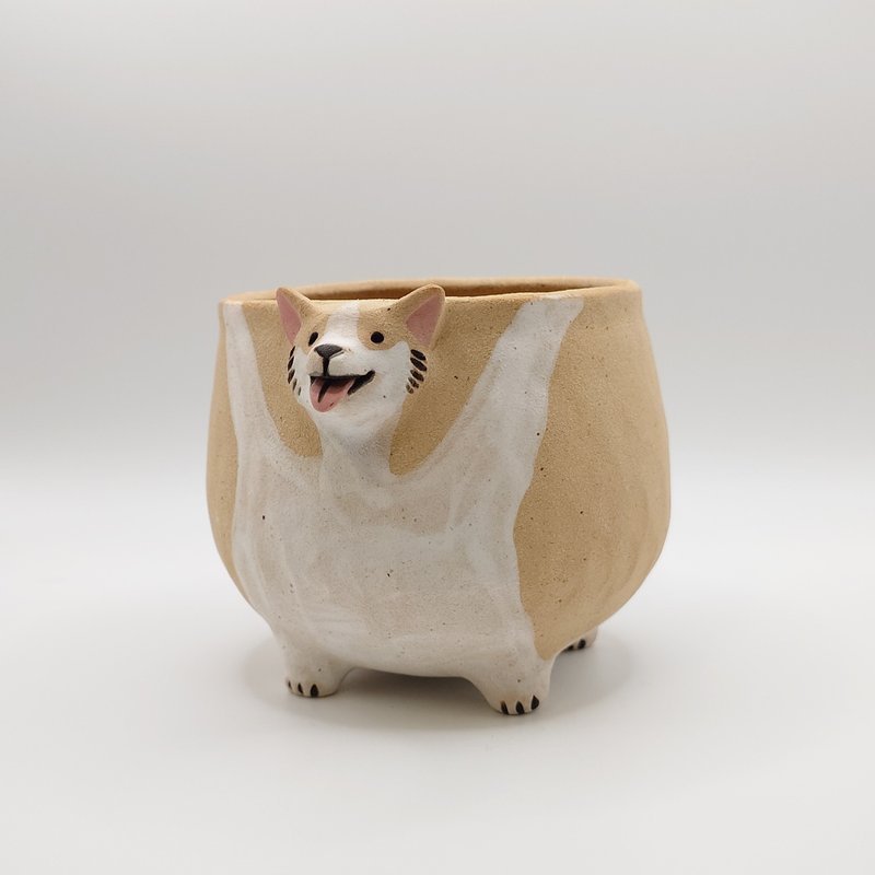 柯基犬杯杯 - 其他杯子 - 陶 