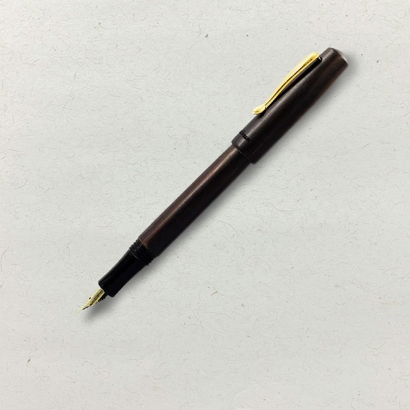 【PLATINUM】白金牌 黑檀木钢笔 提供刻字服务 PE-2800(原厂正货) - 钢笔 - 木头 咖啡色