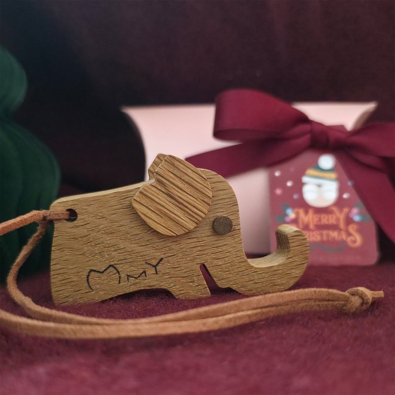 【圣诞礼盒】麦象原木手机架 / 扩香 - 香薰/精油/线香 - 木头 咖啡色