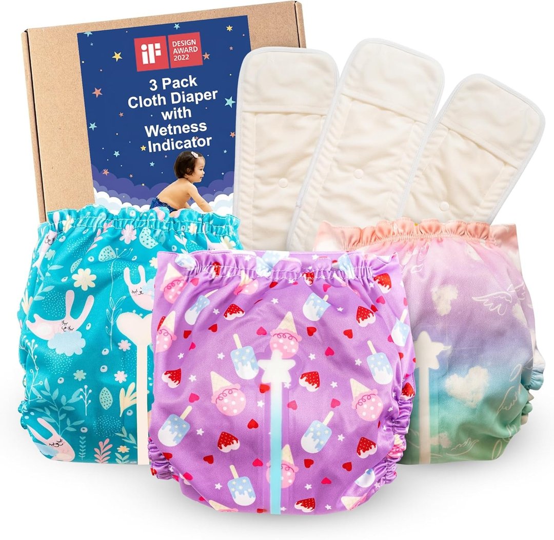 Fairywell Cloth Diapers 3 PACK, Sweets Paradise - 其他 - 环保材料 粉红色