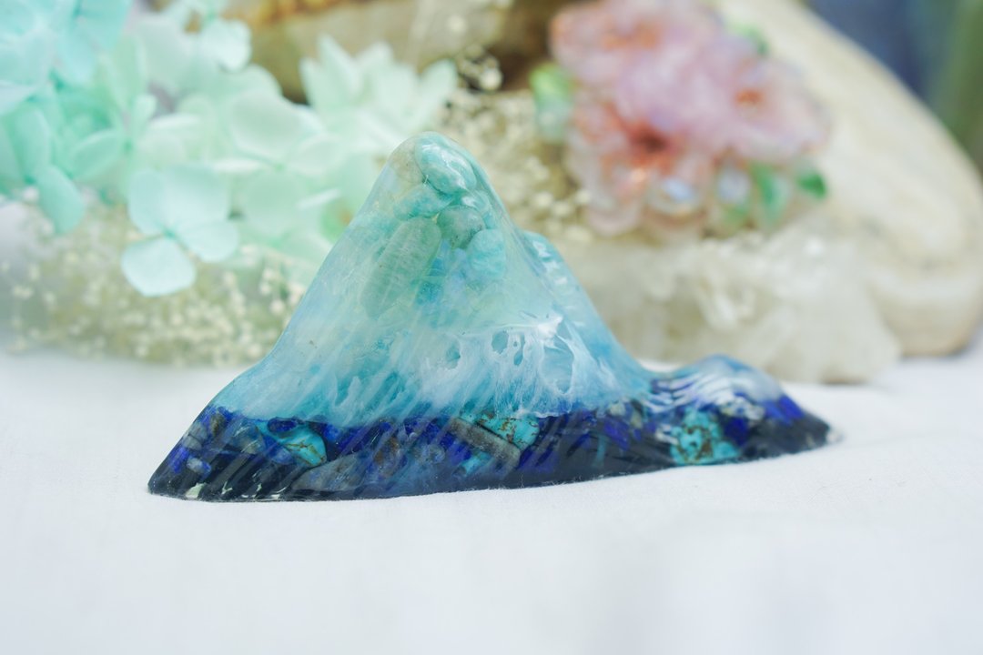 白涛晶柱—海洋系奥根 - 摆饰 - 树脂 蓝色