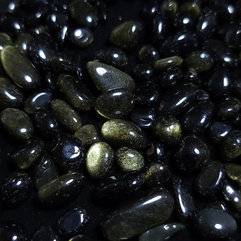 金曜石碎石 - 其他 - 水晶 黑色