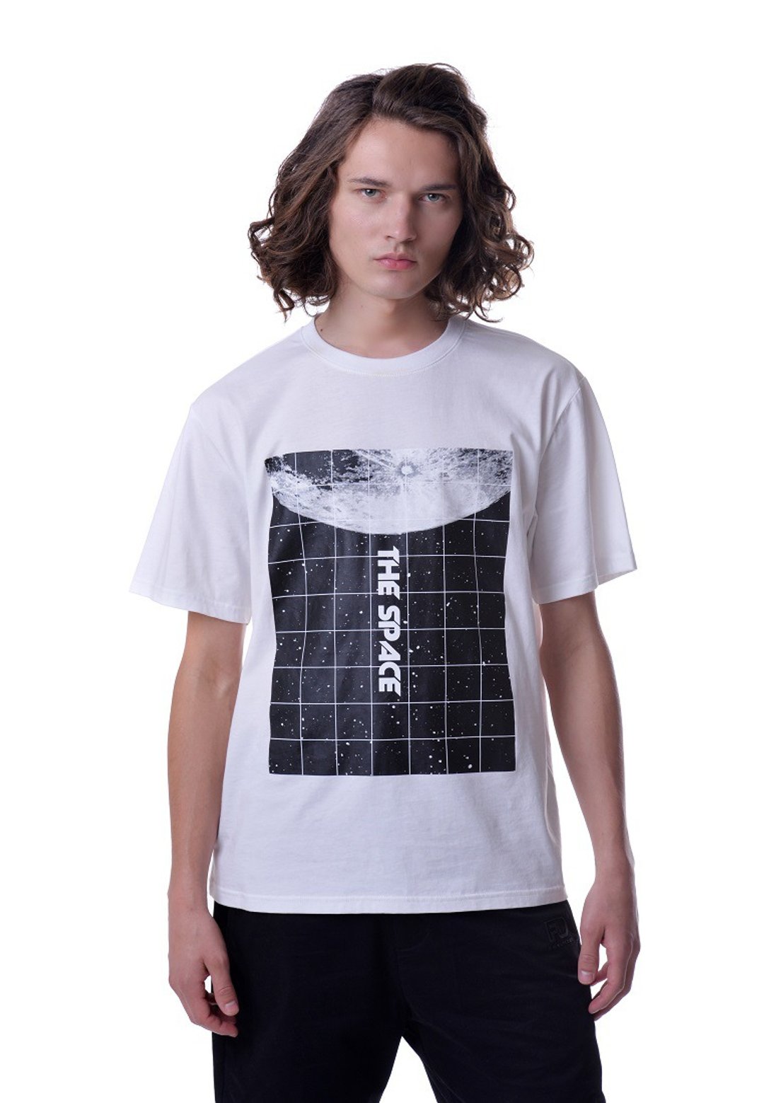 美国Fools Day Space Box White Tee - 中性连帽卫衣/T 恤 - 棉．麻 白色