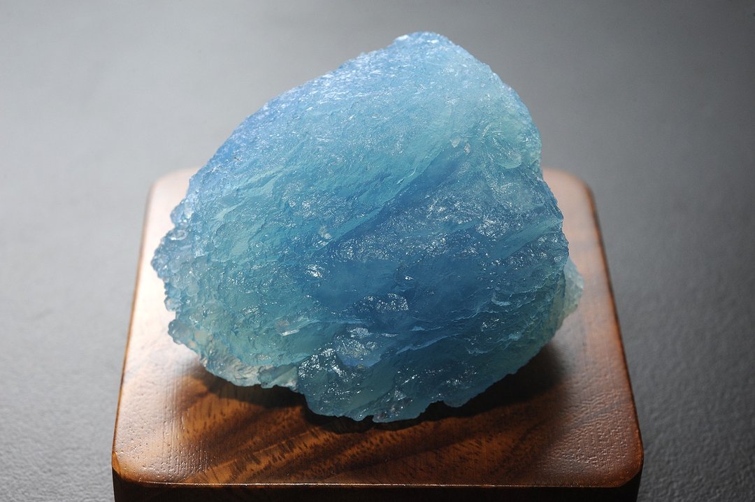 海蓝宝原矿 矿石/水晶/灵修/开运/招财/破煞/防小人5 - 摆饰 - 宝石 